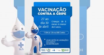Vacinação Contra Gripe de 27 á 30 de Abril – UBS Centro
