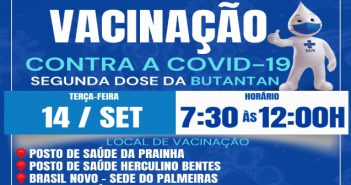 Vacinação Contra a Covid-19: Segunda Dose da Butantan