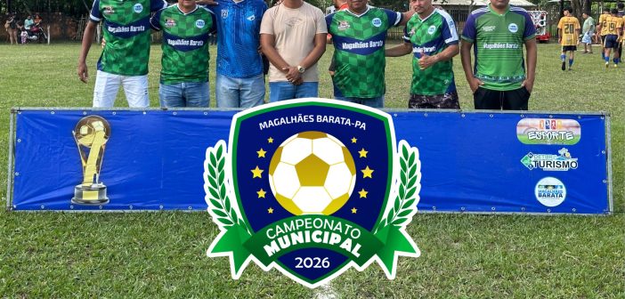 Campeonato Municipal 2026 tem início em Magalhães Barata com grande participação da população